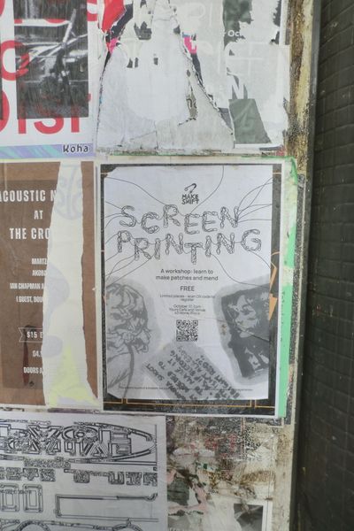 Screen printing workshop